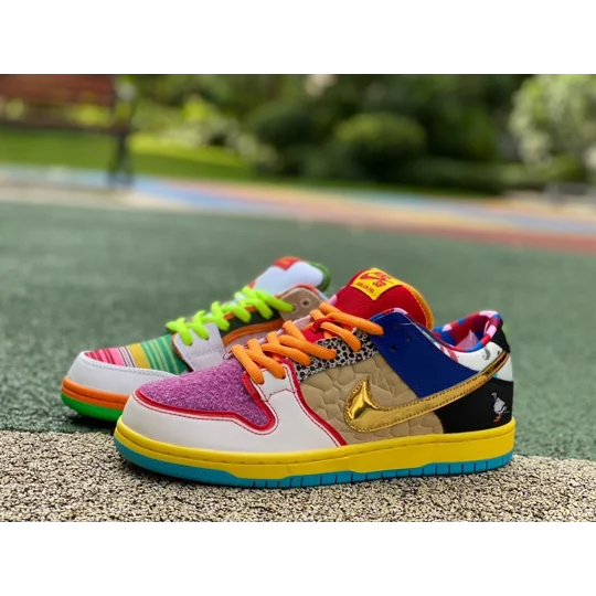 Nike SB Dunk Low Dunk⚡Nike sb Dunk low PRO QS “WHAT THE PUAL”dm0807-60020