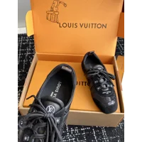 Louis Vuitton Suede Calfskin LV Sneakerina Sneakers Brown