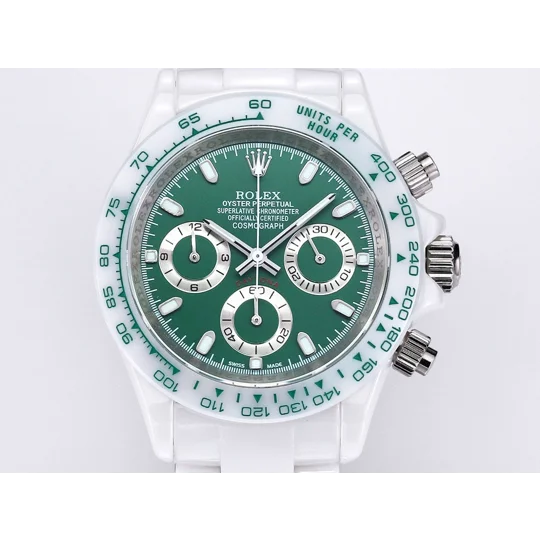 Custom Ceramic Daytona Red Dial White Bezel | The Man Show