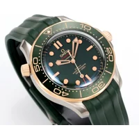 Omega Seamaster Diver 300M 42 mm, titanium ‑ Bronze gold on rubber strap