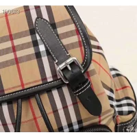 Burberry Yellow Vintage Check Nylon Rucksack Backpack Bag