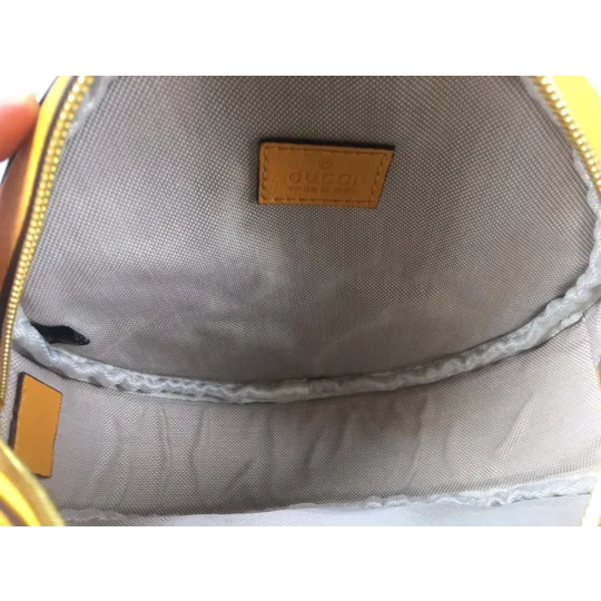 Gucci Black/White Leather X Adidas Round Crossbody Bag
