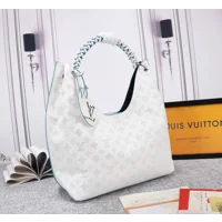 Louis Vuitton Carmel Hobo Bag White | Blue