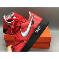 Ultra-Rare Off-White x Nike Air Force 1 Overlace “Crimson” Sample
