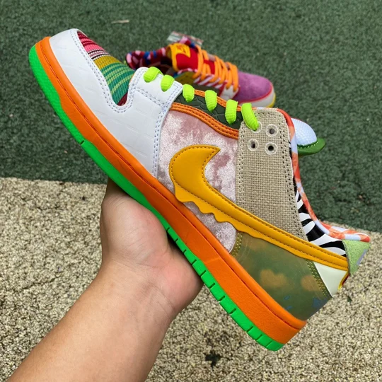 Nike SB Dunk Low Dunk⚡Nike sb Dunk low PRO QS “WHAT THE PUAL”dm0807-60020