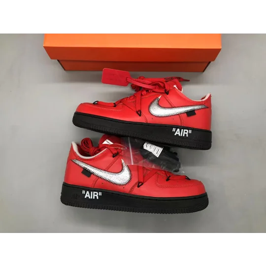 Ultra-Rare Off-White x Nike Air Force 1 Overlace “Crimson” Sample