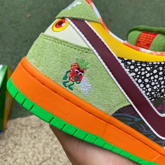 Nike SB Dunk Low Dunk⚡Nike sb Dunk low PRO QS “WHAT THE PUAL”dm0807-60020