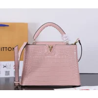 Full Leather Lychee Grain Wristband Flap Women's Crossbody Bag 9  49740 Crocodile Exclusive Rea