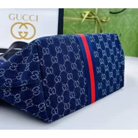 GUCCI GIGLIO GG DENIM TOTE