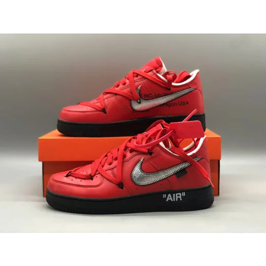 Ultra-Rare Off-White x Nike Air Force 1 Overlace “Crimson” Sample