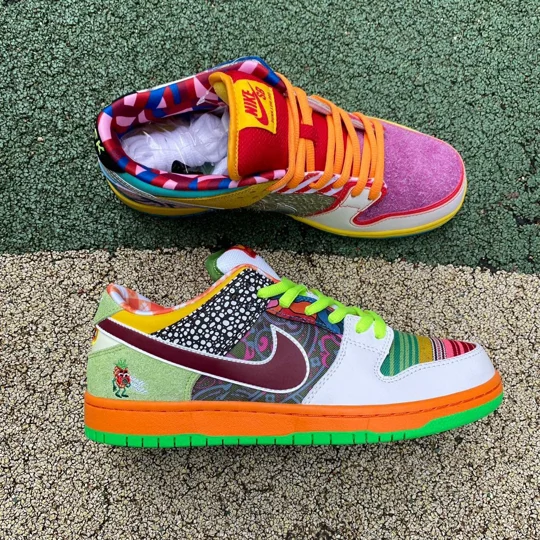 Nike SB Dunk Low Dunk⚡Nike sb Dunk low PRO QS “WHAT THE PUAL”dm0807-60020