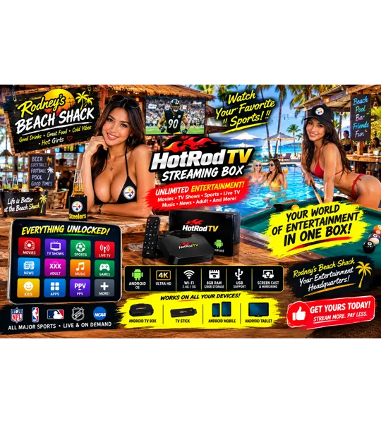 HotRod TV | Android TV Box Streaming Service – No Subscription