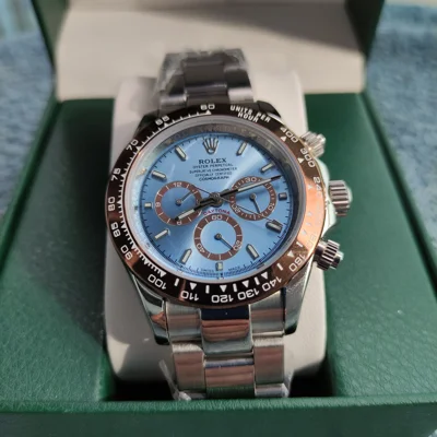 Rolex Daytona Platinum Ice Blue Dial 40mm