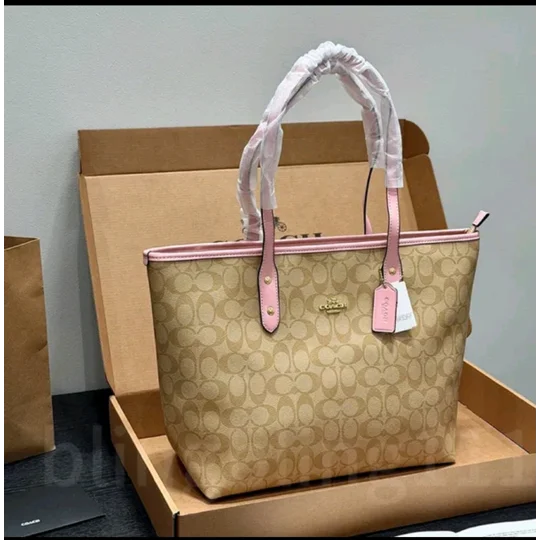 Coach City Tote Bag In Signature Canvas