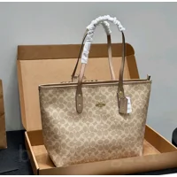 Coach City Tote Bag In Signature Canvas