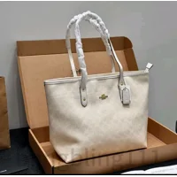 Coach City Tote Bag In Signature Canvas