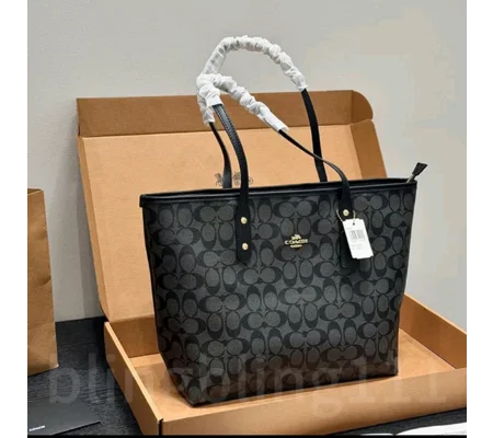Coach City Tote Bag In Signature Canvas