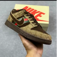 CUSTOM GUCCI x NIKE DUNK LOW – LUXURY STREETWEAR STYLE
