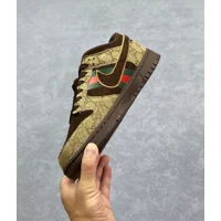 CUSTOM GUCCI x NIKE DUNK LOW – LUXURY STREETWEAR STYLE