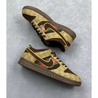 CUSTOM GUCCI x NIKE DUNK LOW – LUXURY STREETWEAR STYLE