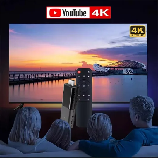 HotRod TV Stick 4K Ultra HD Android Streaming Stick – Plug & Play