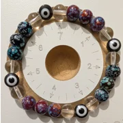 Blue Red Black Evil Eye