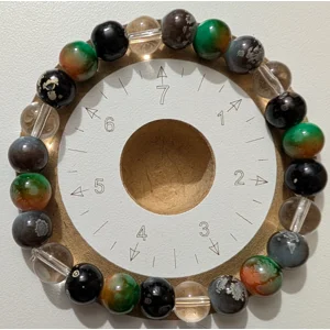 The green orange beads remind me of the Flintstones Rainbow Push Up Pops IYKYK