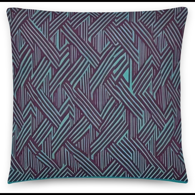 the matrix cotton pillow 14x14