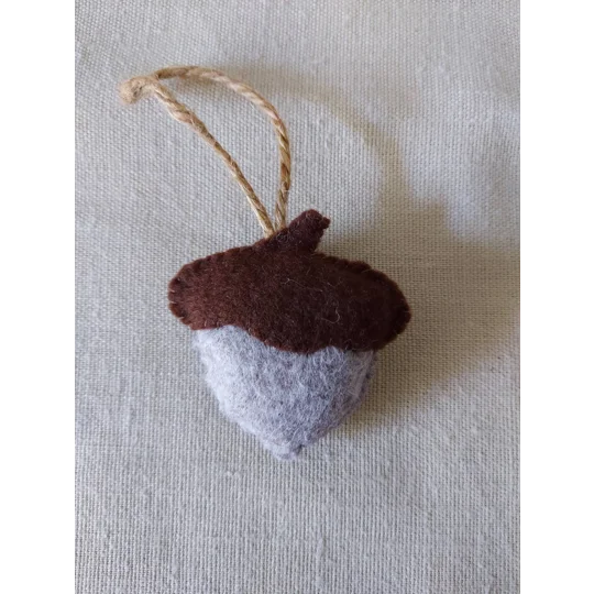 Acorn Felt Hanging Decoration