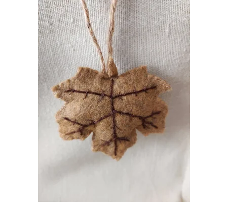 Leaf Felt Hanging Decoration
