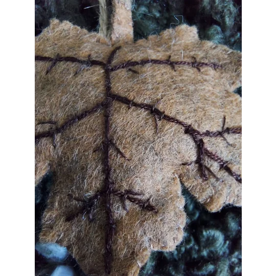 Leaf Felt Hanging Decoration