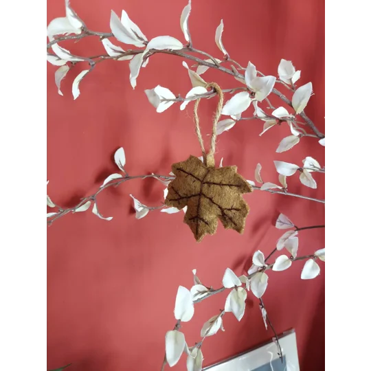 Leaf Felt Hanging Decoration