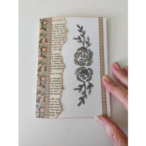 Handmade Notebook & Ephemera Pack - Mixed Media Craft Set