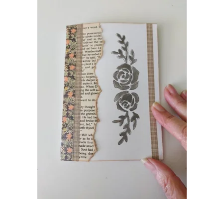 Handmade Notebook & Ephemera Pack - Mixed Media Craft Set