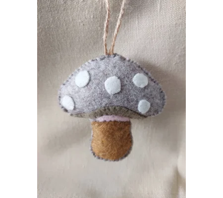 Mushroom Felt Hanging Decoration (