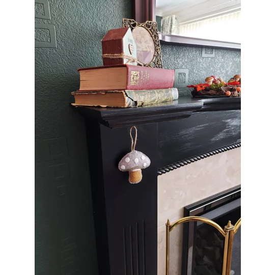 Mushroom Felt Hanging Decoration (