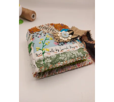 Small Handmade Needle case - Slow Stich Patchwork