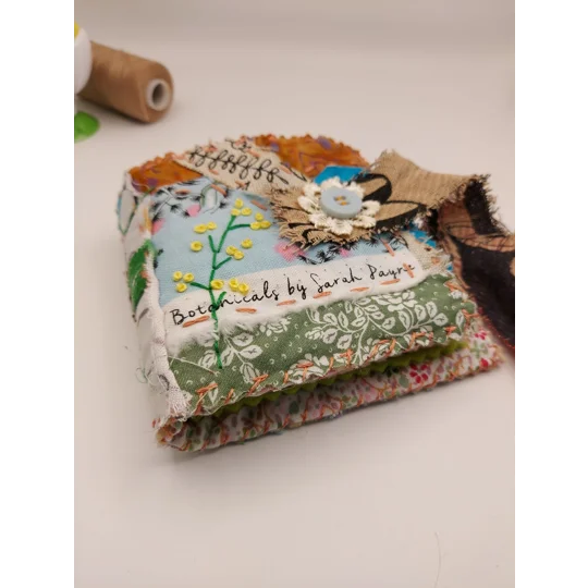 Small Handmade Needle case - Slow Stich Patchwork