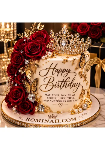 deluxe crown cake