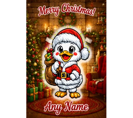 Santa Duck A Duckiverse Christmas Card (A5)