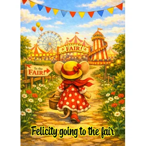Felicity Mouse going to the fair