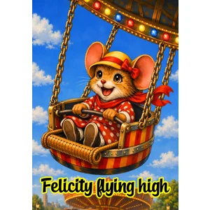 Felicity flying high