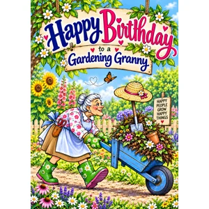 Gardening granny
