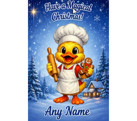 Gingerbread Baker A Duckiverse Christmas Card (A5)