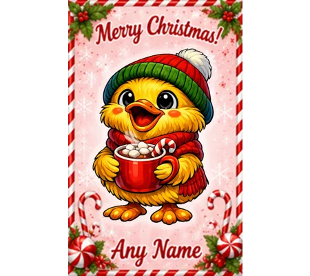 Hot chocolate Duck A Duckiverse Christmas Card (A5)