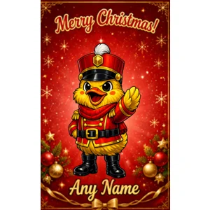 Nutcracker Duck A Duckiverse Christmas Card (A5)