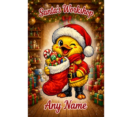 Stocking Filler Duck —A Duckiverse Christmas Card (A5)