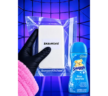 Snuggle blue sparkle brick