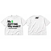 White $ DNT FLD TEE