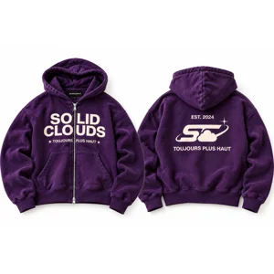 Purple Ascension Zip Hoodie
